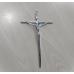 3824 - Crucifixo metal parede 25 cm